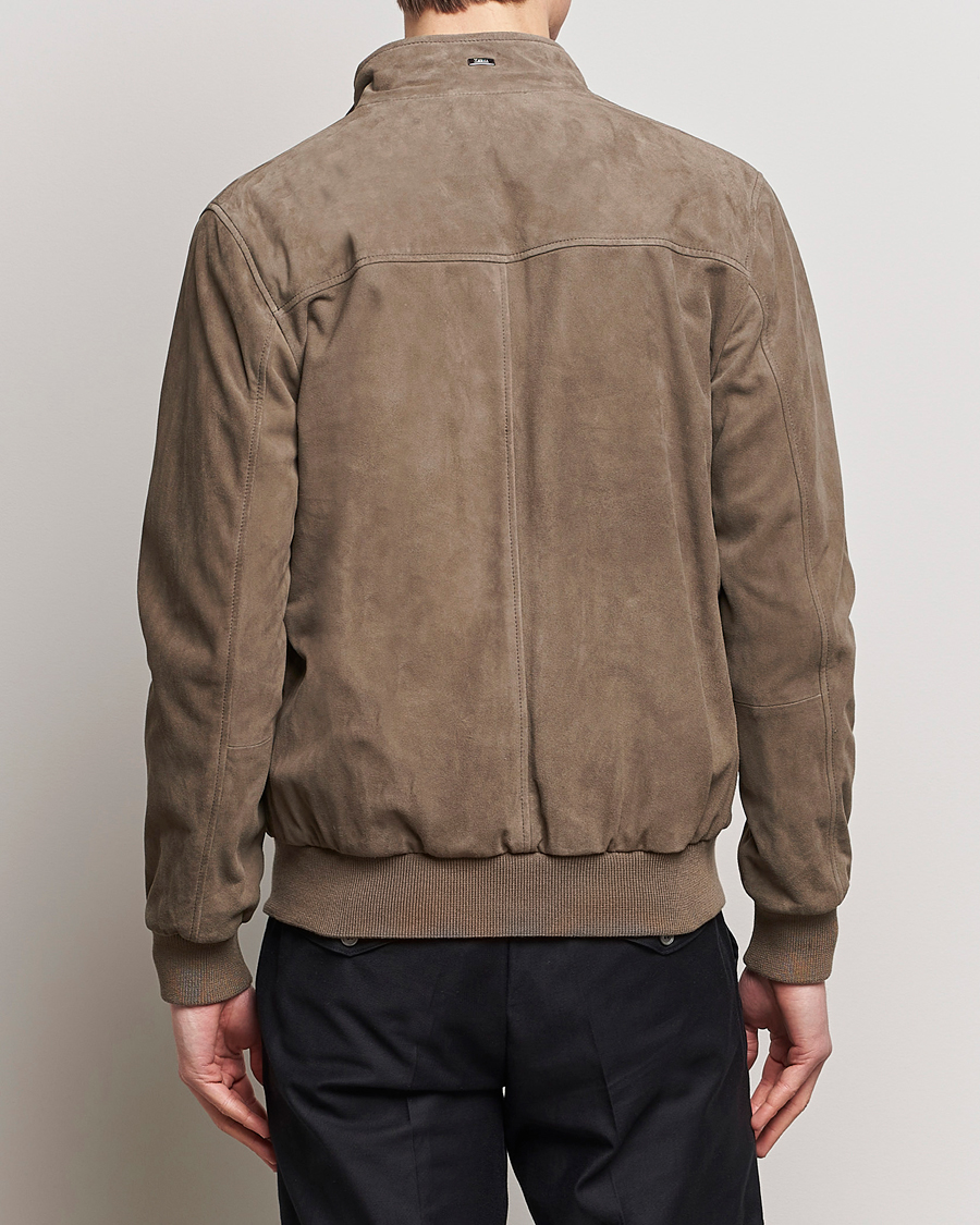 Hombres | Abrigos y chaquetas | Herno | Suede Jacket Brown