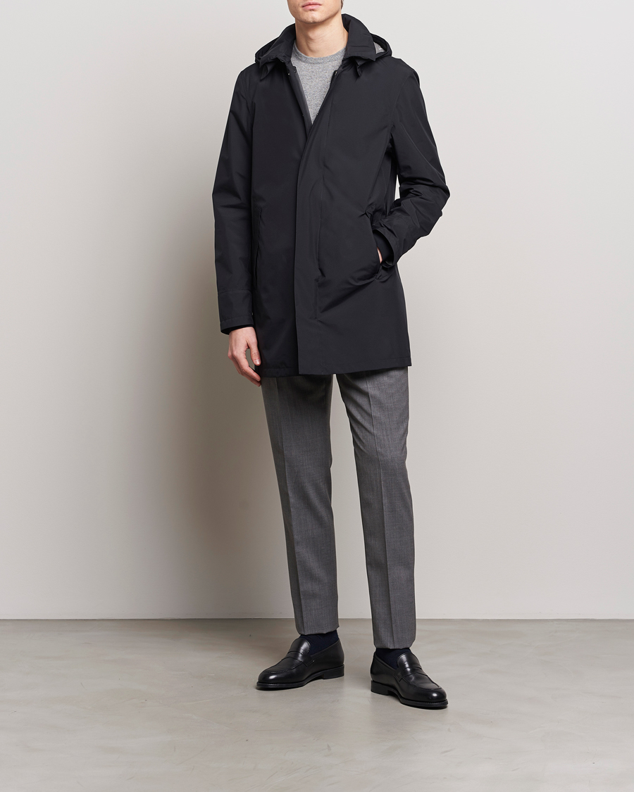 Hombres | Abrigos y chaquetas | Herno | Laminar Waterproof Coat Black