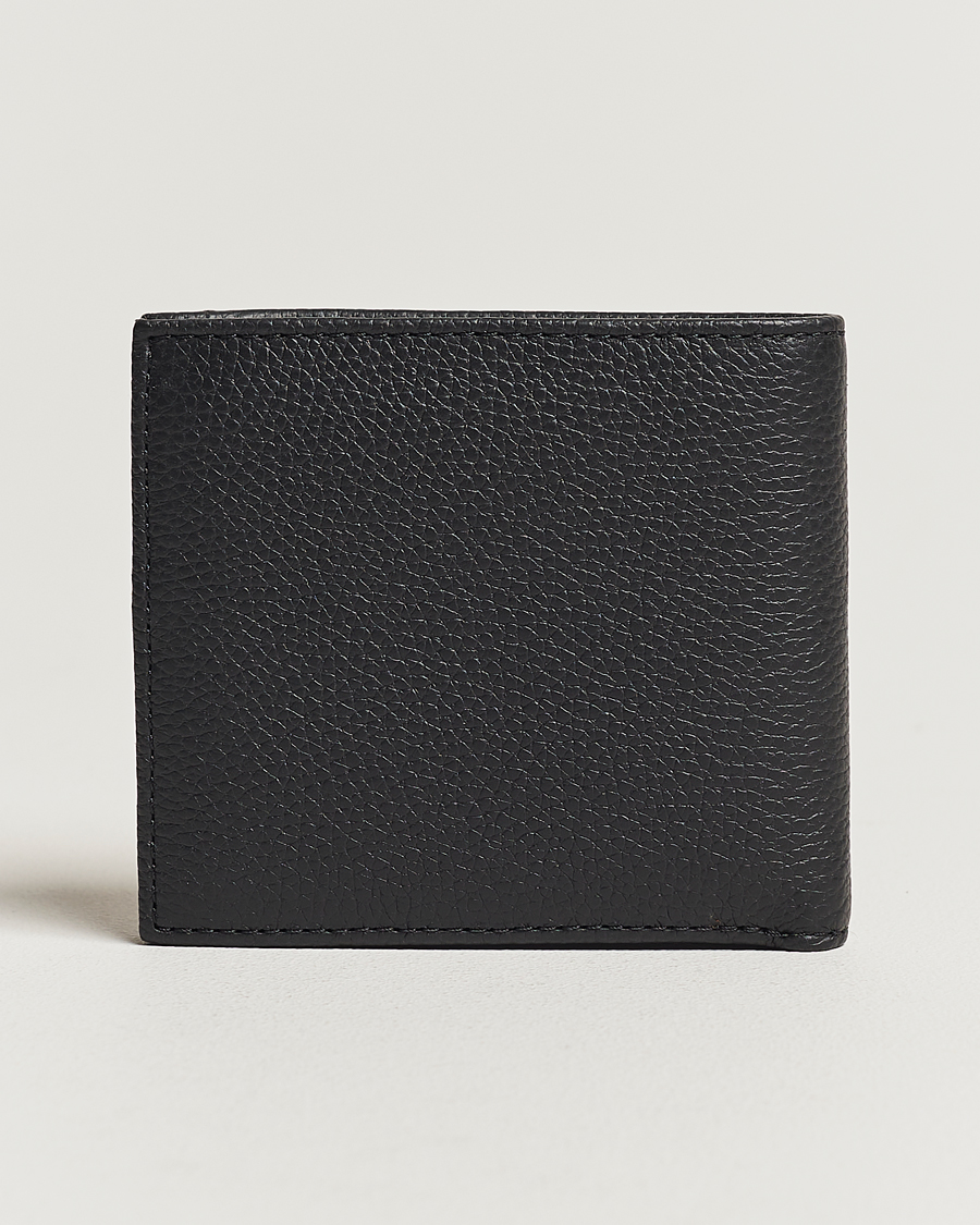 Hombres | Polo Ralph Lauren Pebbled Leather Billfold Wallet Black | Polo Ralph Lauren | Pebbled Leather Billfold Wallet Black