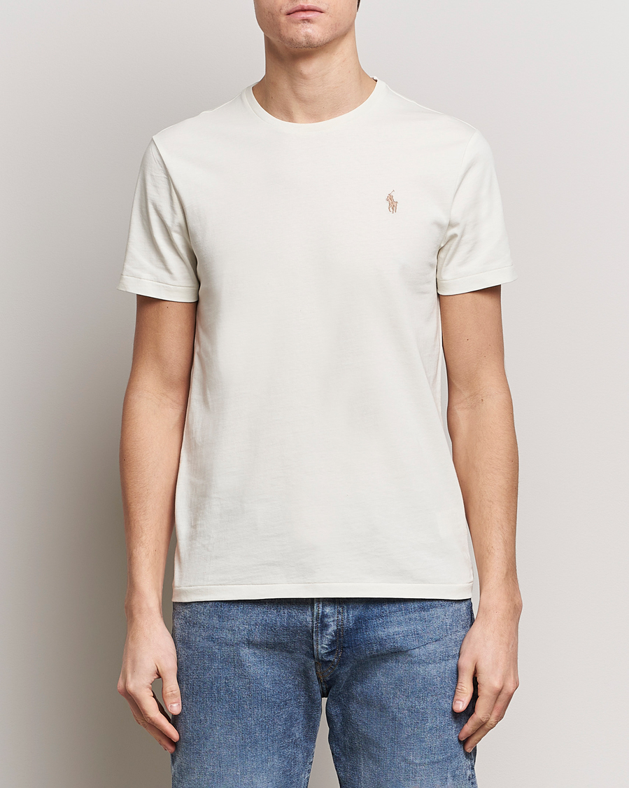 Hombres | Camisetas blancas | Polo Ralph Lauren | Crew Neck T-Shirt Parchment Cream
