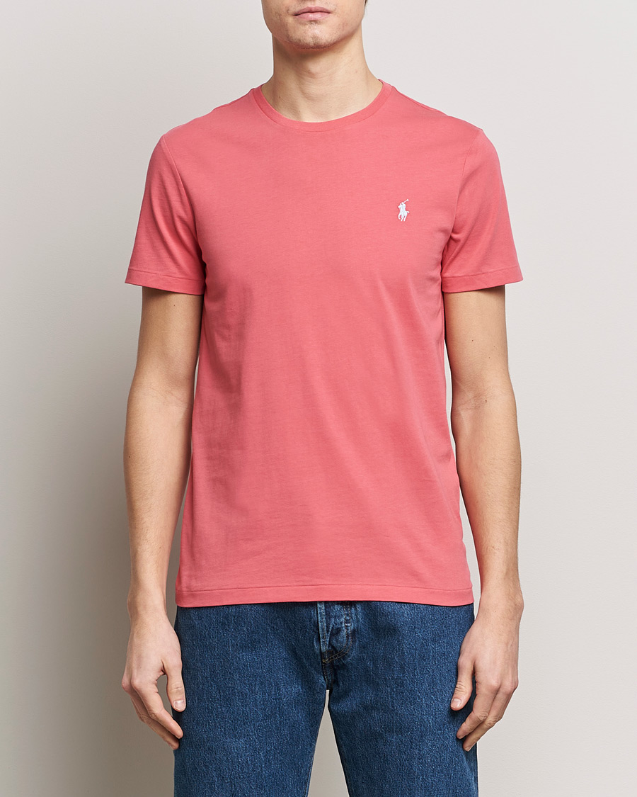 Hombres | Only Polo | Polo Ralph Lauren | Crew Neck T-Shirt Pale Red