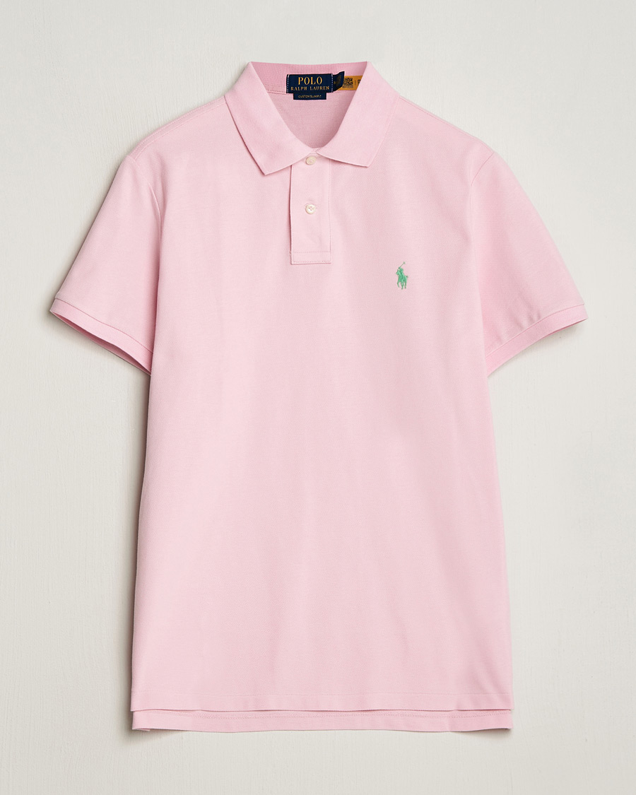 Hombres | Polos | Polo Ralph Lauren | Custom Slim Fit Polo Garden Pink