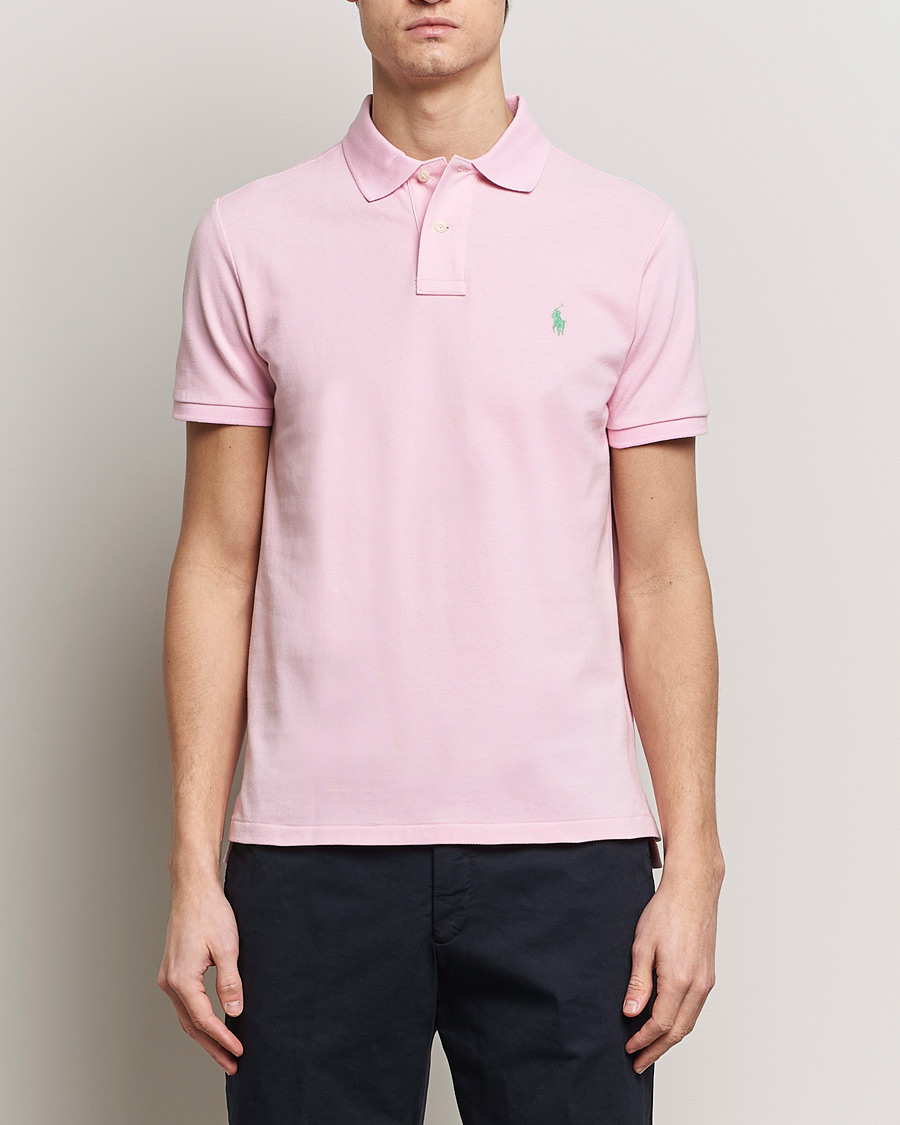 Hombres |  | Polo Ralph Lauren | Custom Slim Fit Polo Garden Pink