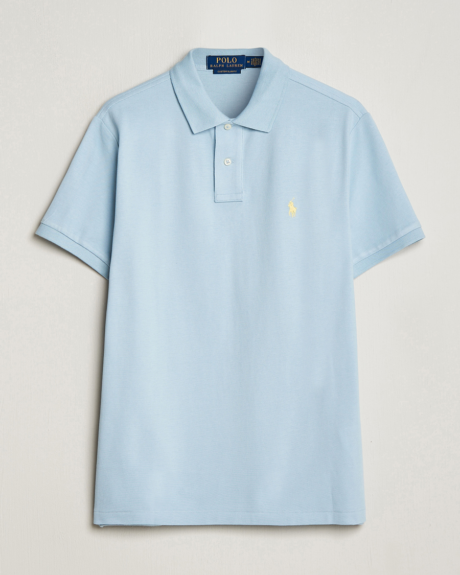 Hombres | Polos | Polo Ralph Lauren | Custom Slim Fit Polo Alpine Blue