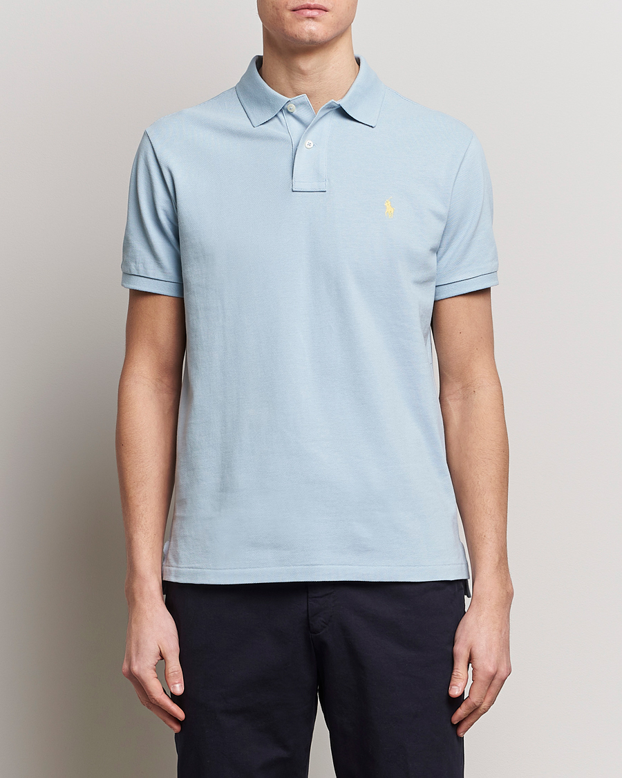 Hombres | Polos | Polo Ralph Lauren | Custom Slim Fit Polo Alpine Blue