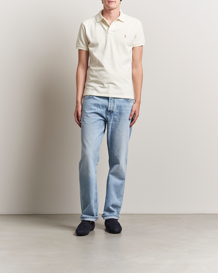 Hombres | Polos | Polo Ralph Lauren | Custom Slim Fit Polo Parchment Cream