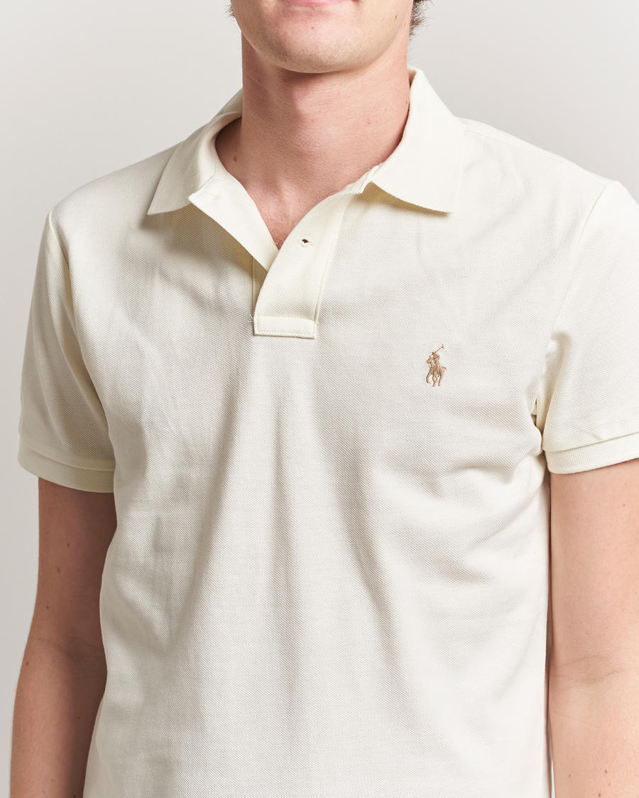 Hombres | Polos | Polo Ralph Lauren | Custom Slim Fit Polo Parchment Cream