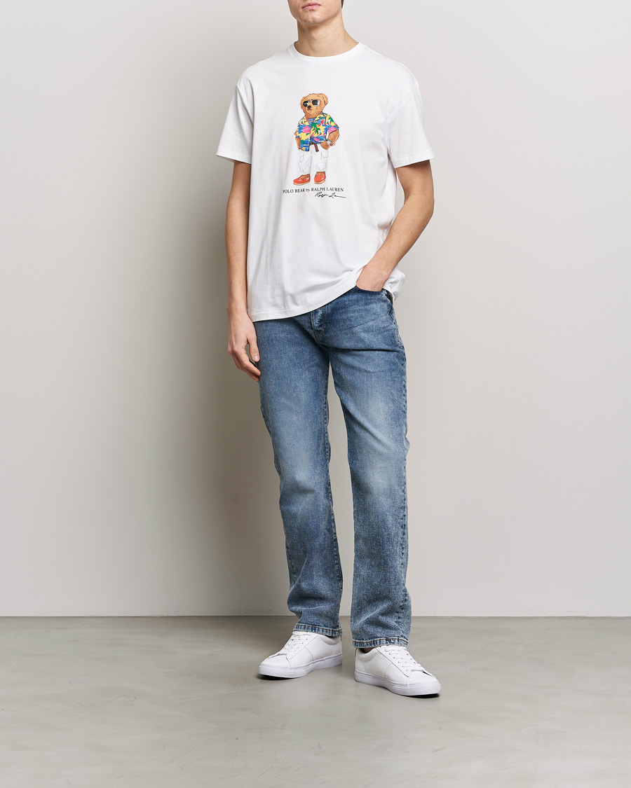 Hombres | Camisetas | Polo Ralph Lauren | Printed Bear Crew Neck T-Shirt White