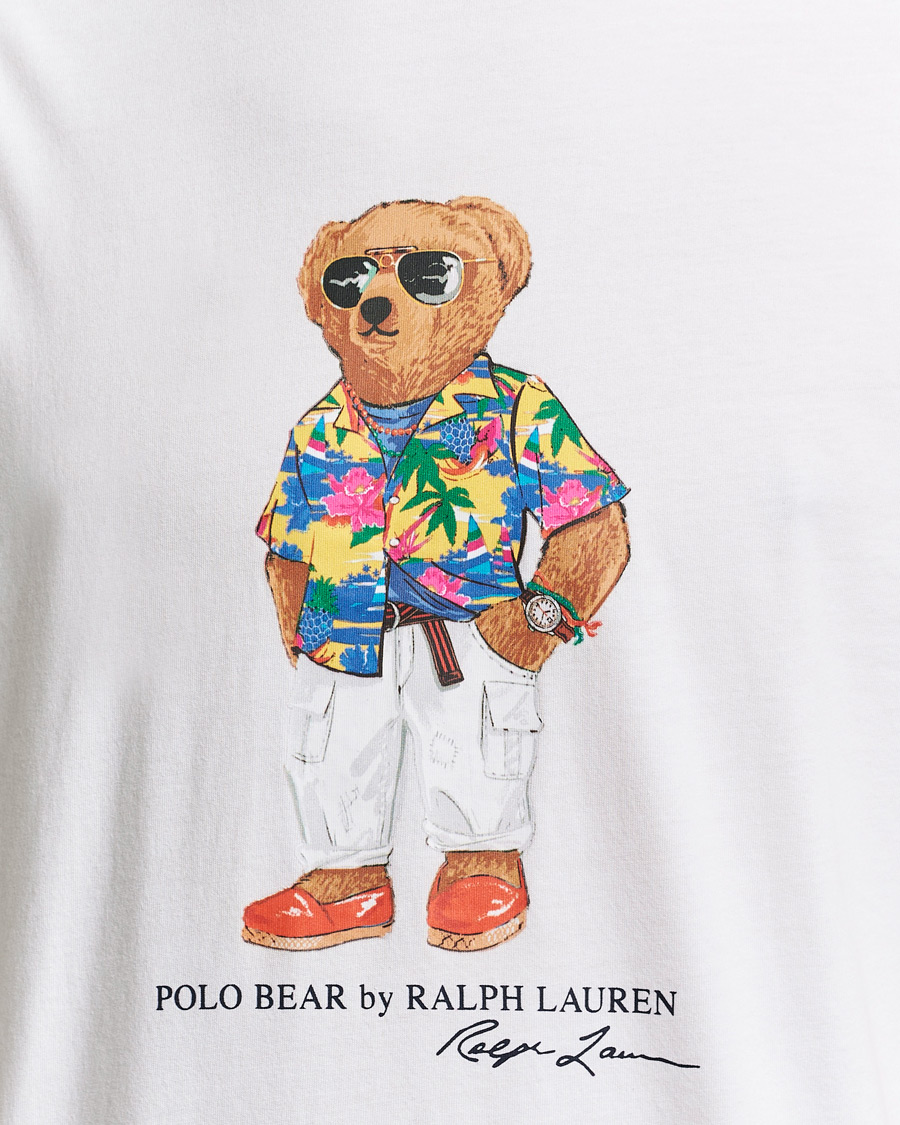 Hombres | Camisetas | Polo Ralph Lauren | Printed Bear Crew Neck T-Shirt White