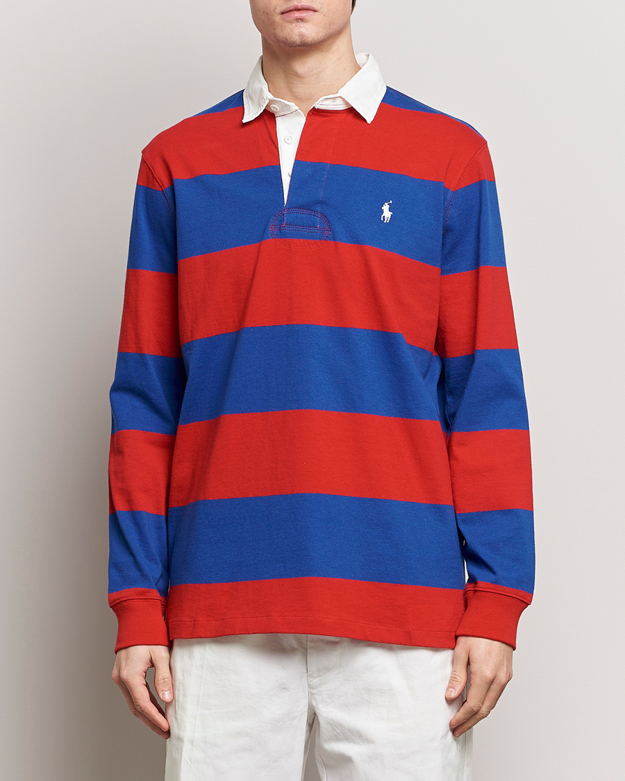Hombres |  | Polo Ralph Lauren | Jersey Striped Rugger Red/Rugby Royal