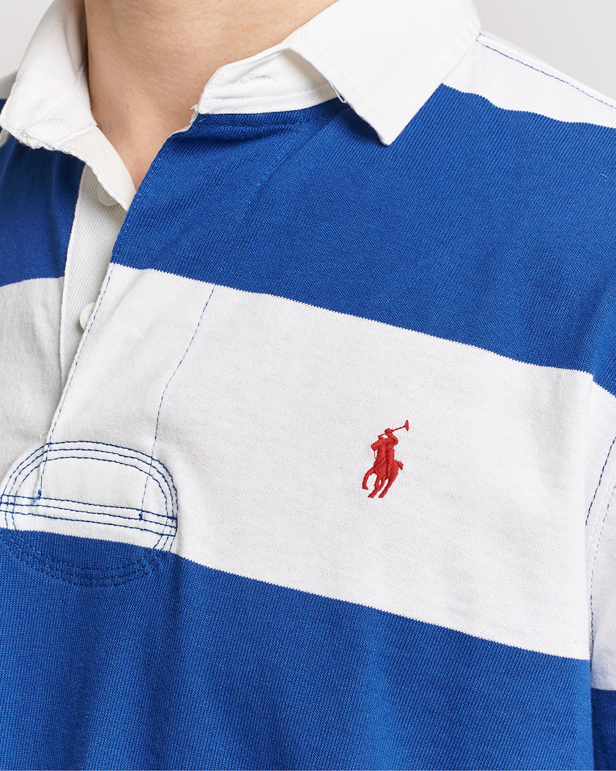 Hombres | Jerséis y prendas de punto | Polo Ralph Lauren | Jersey Striped Rugger Cruise Royal/White