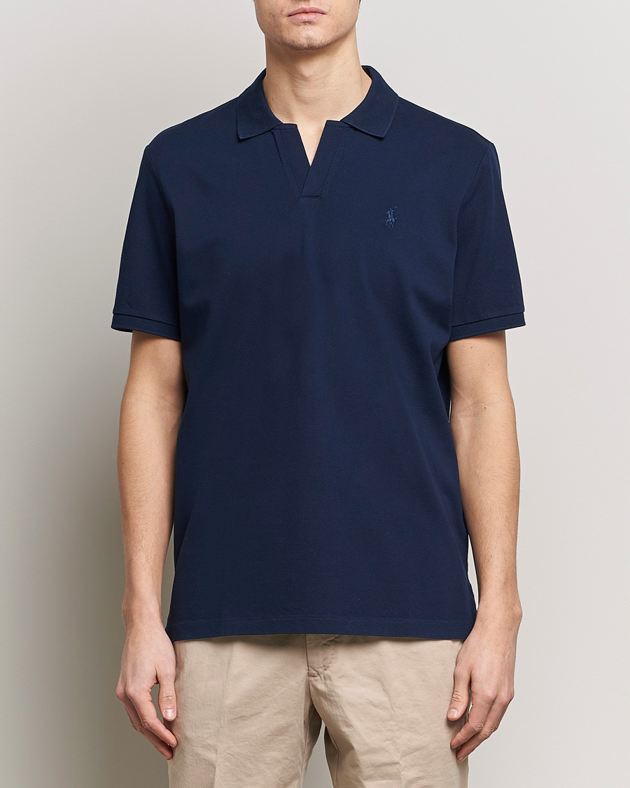 Hombres |  | Polo Ralph Lauren | Classic Fit Open Collar Stretch Polo Refined Navy
