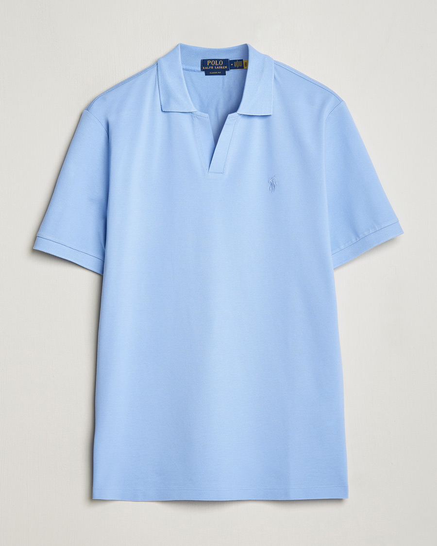 Hombres | Polos | Polo Ralph Lauren | Classic Fit Open Collar Stretch Polo Austin Blue