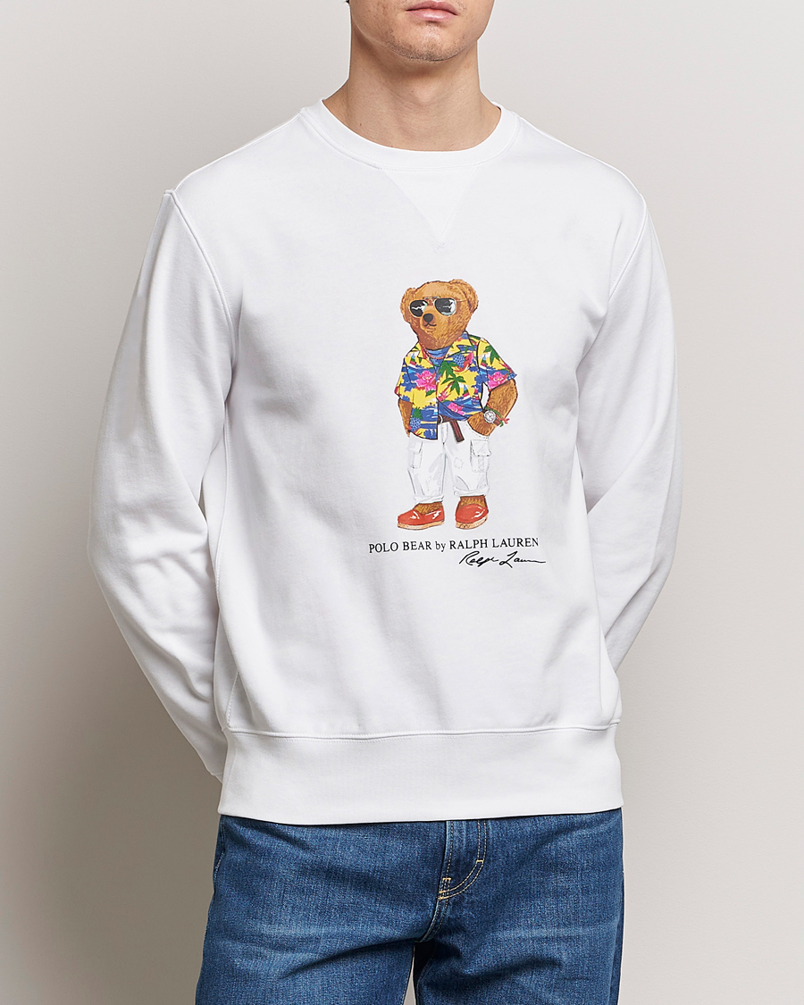 Hombres |  | Polo Ralph Lauren | Beach Club Bear Sweatshirt White
