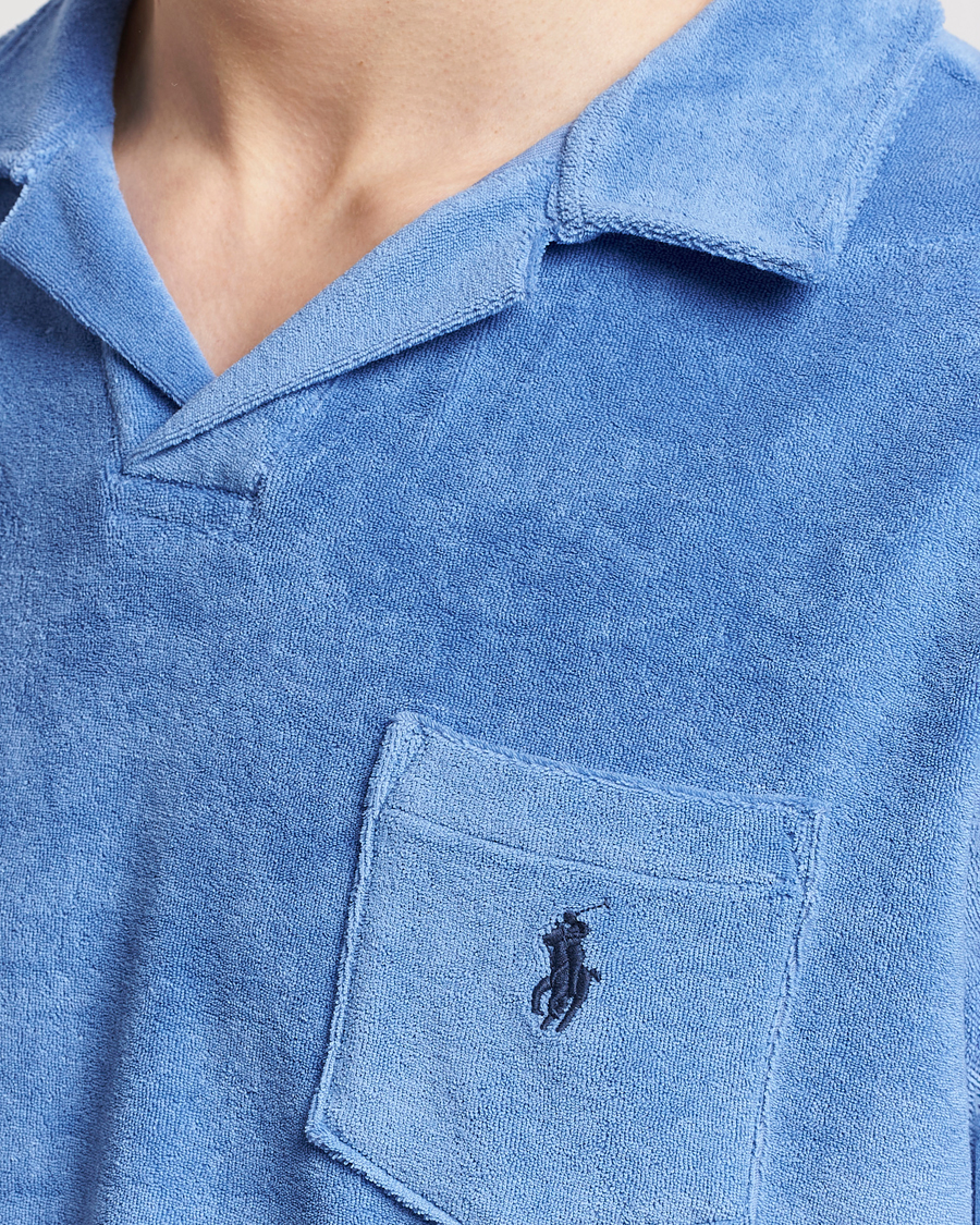 Hombres | Polos | Polo Ralph Lauren | Cotton Terry Polo Harbor Island Blue