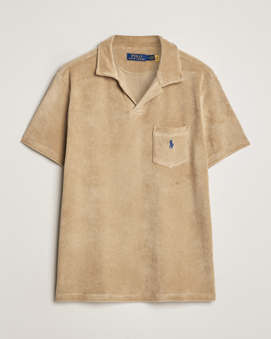 Hombres | Polos | Polo Ralph Lauren | Cotton Terry Polo Coastal Beige
