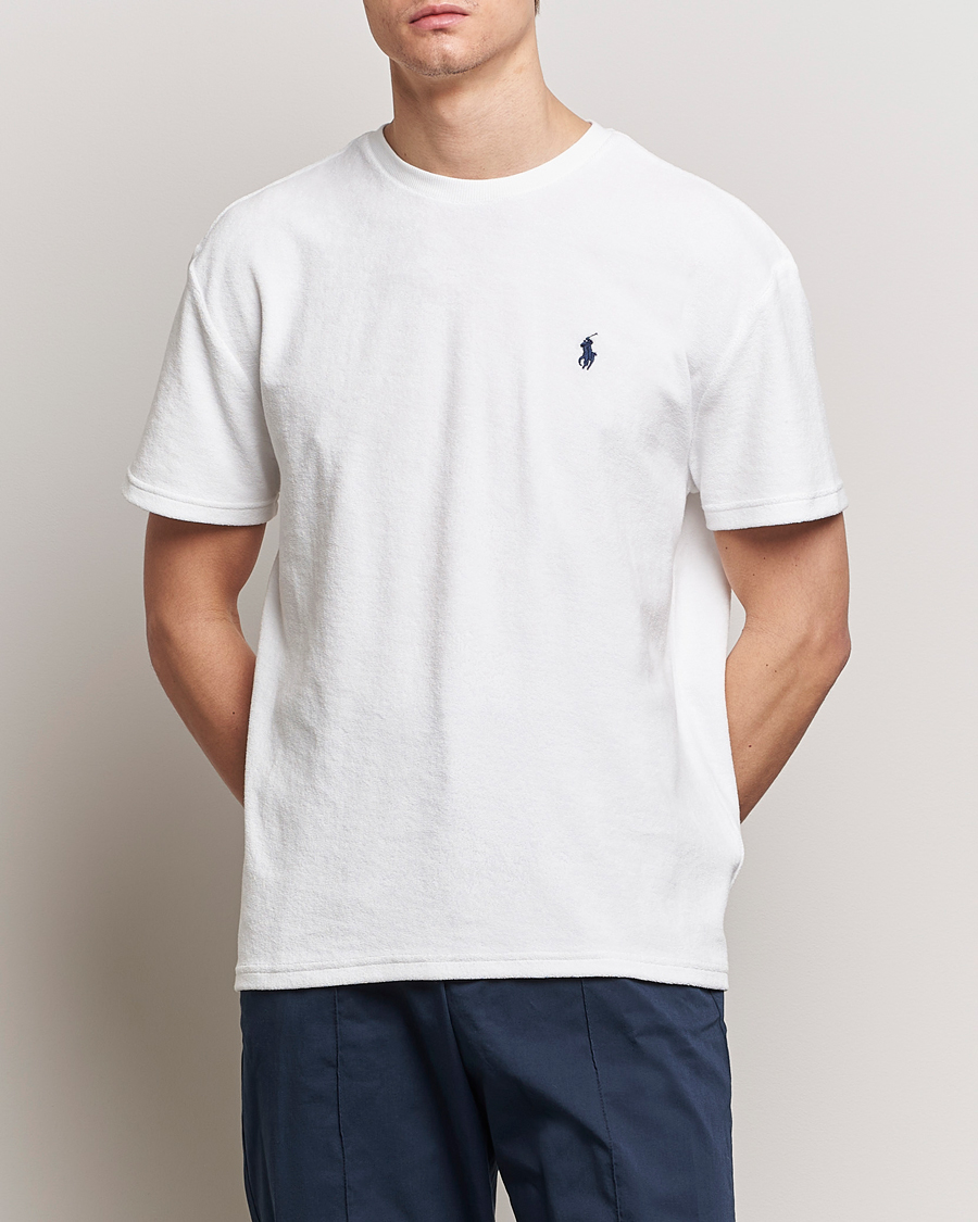Hombres | Camisetas de manga corta | Polo Ralph Lauren | Terry Cotton T-Shirt White