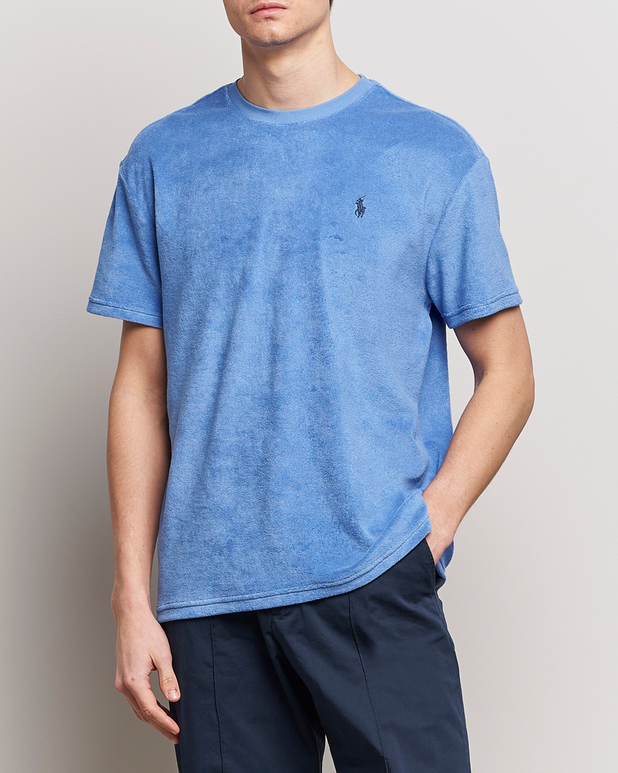 Hombres |  | Polo Ralph Lauren | Terry Cotton T-Shirt Harbor Island Blue