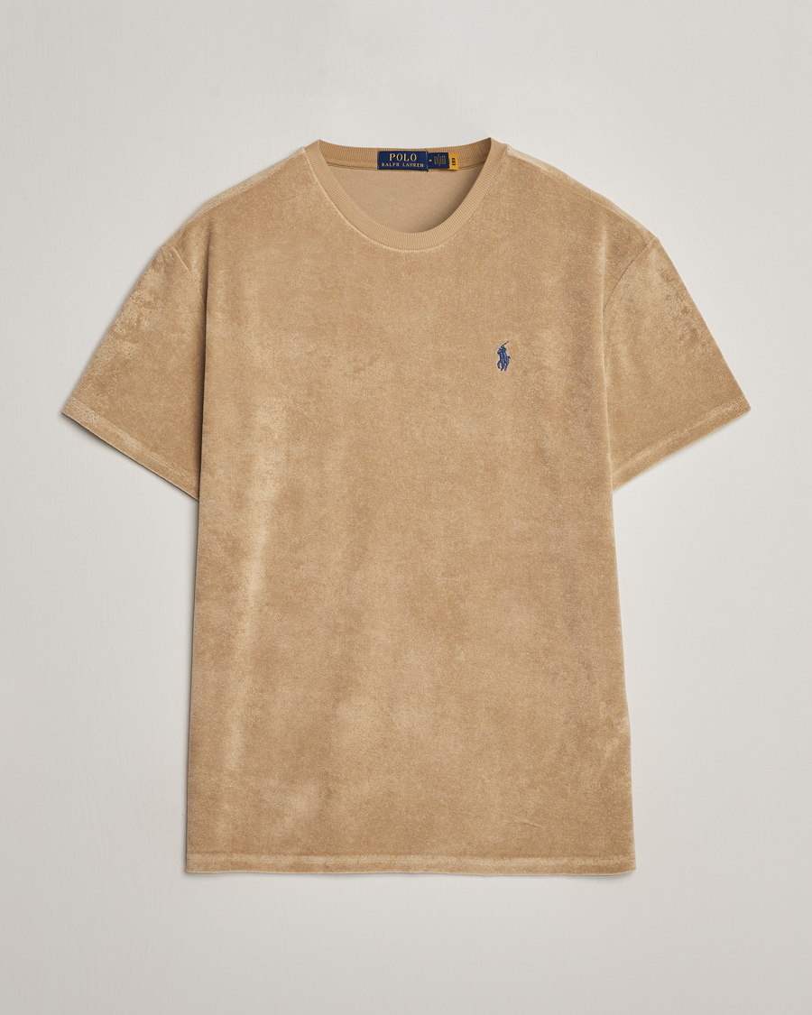 Hombres | Camisetas | Polo Ralph Lauren | Terry Cotton T-Shirt Coastal Beige