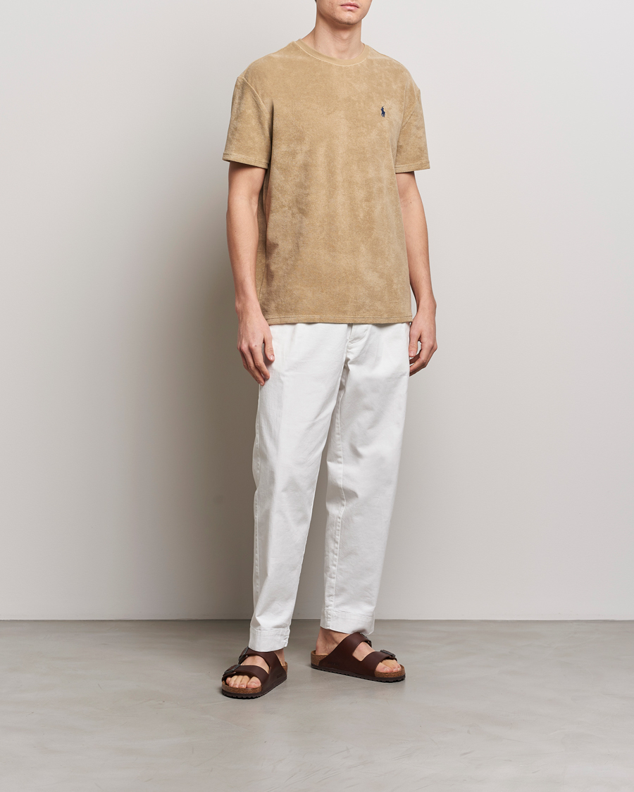 Hombres | Camisetas | Polo Ralph Lauren | Terry Cotton T-Shirt Coastal Beige