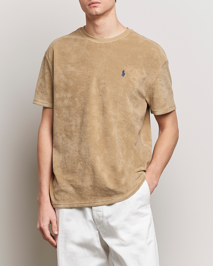 Hombres | Camisetas | Polo Ralph Lauren | Terry Cotton T-Shirt Coastal Beige