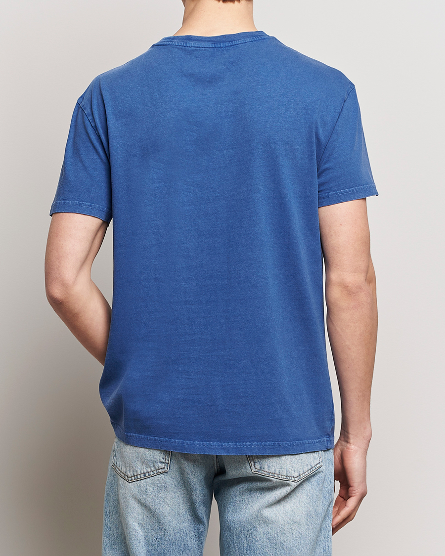 Hombres | Camisetas | Polo Ralph Lauren | Cotton Linen Crew Neck T-Shirt Beach Royal