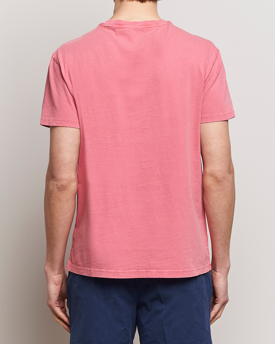 Hombres | Camisetas | Polo Ralph Lauren | Cotton Linen Crew Neck T-Shirt Pale Red