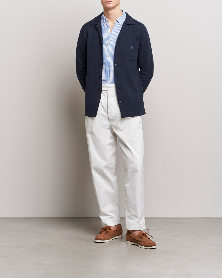 Hombres | Jerséis y prendas de punto | Polo Ralph Lauren | Cotton Knitted Cardigan Navy Heather