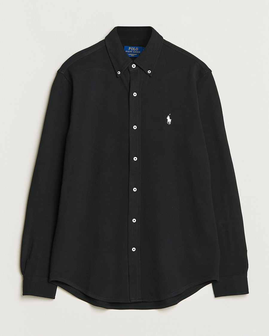 Hombres | Camisas | Polo Ralph Lauren | Featherweight Mesh Shirt Polo Black