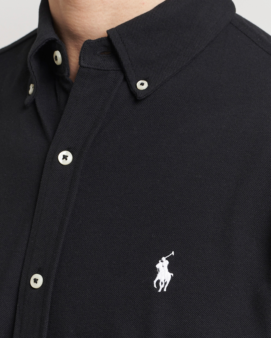 Hombres | Camisas | Polo Ralph Lauren | Featherweight Mesh Shirt Polo Black