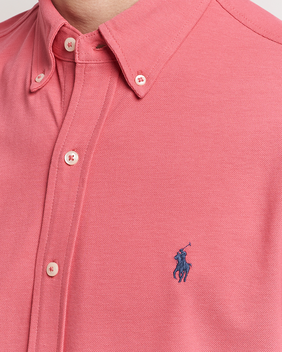 Hombres | Camisas | Polo Ralph Lauren | Featherweight Mesh Shirt Pale Red