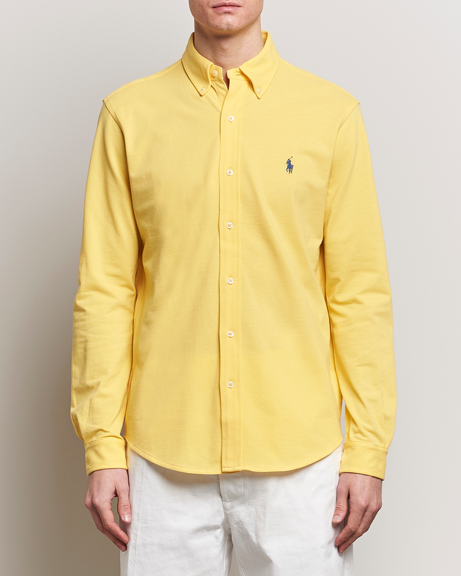 Hombres | Polos | Polo Ralph Lauren | Featherweight Mesh Shirt Oasis Yellow