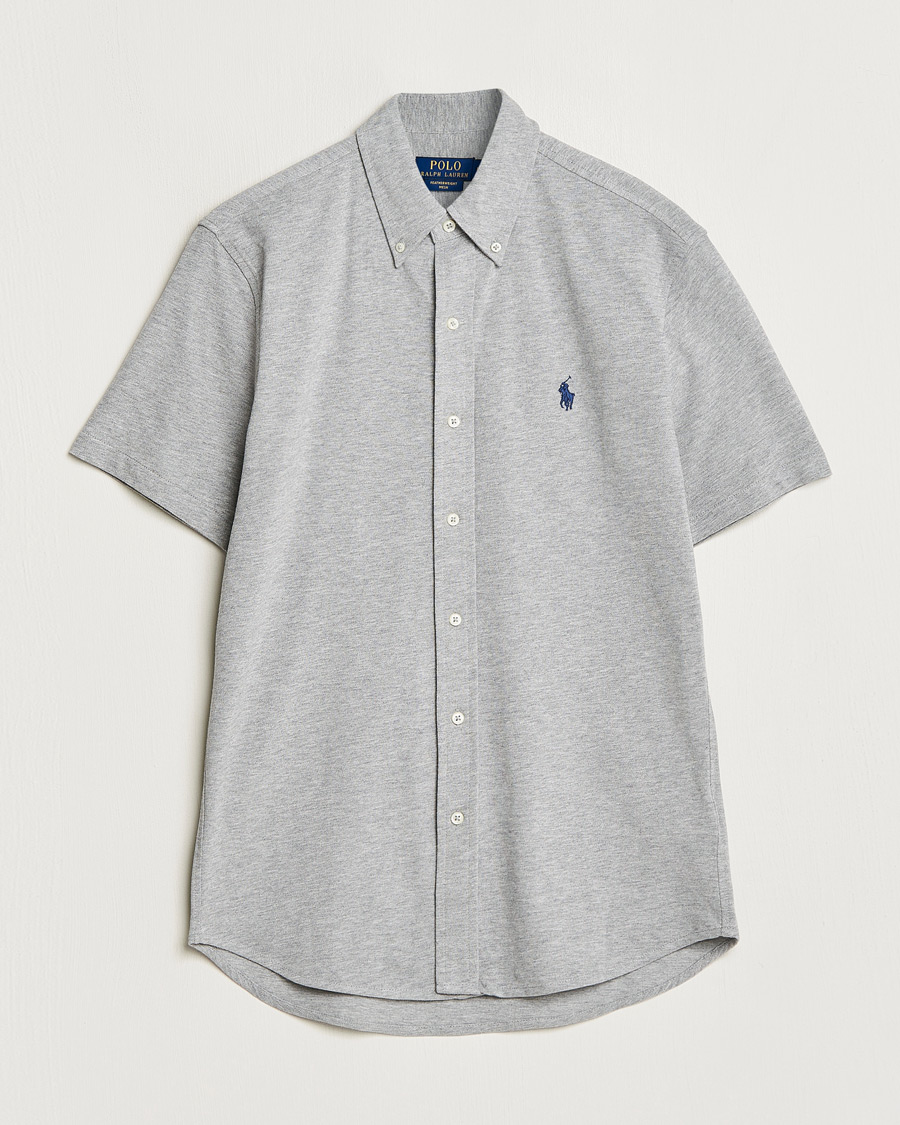 Hombres | Camisas | Polo Ralph Lauren | Featherweight Mesh Short Sleeve Shirt Andover Heather