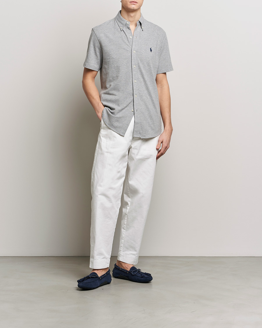 Hombres | Camisas | Polo Ralph Lauren | Featherweight Mesh Short Sleeve Shirt Andover Heather