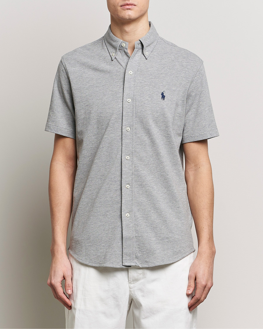 Hombres | Casual | Polo Ralph Lauren | Featherweight Mesh Short Sleeve Shirt Andover Heather