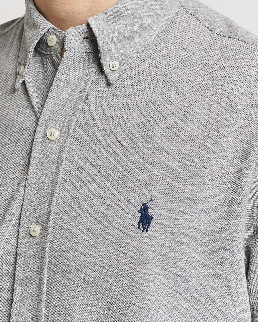 Hombres | Camisas | Polo Ralph Lauren | Featherweight Mesh Short Sleeve Shirt Andover Heather