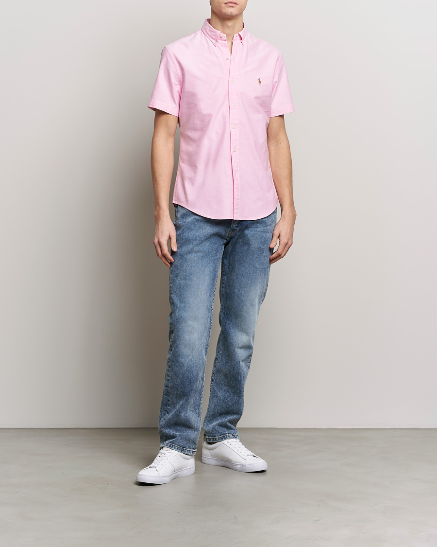 Hombres | Camisas | Polo Ralph Lauren | Slim Fit Oxford Short Sleeve Shirt New Rose
