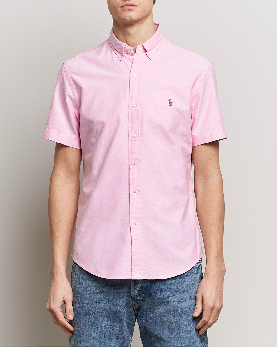 Hombres | Camisas | Polo Ralph Lauren | Slim Fit Oxford Short Sleeve Shirt New Rose