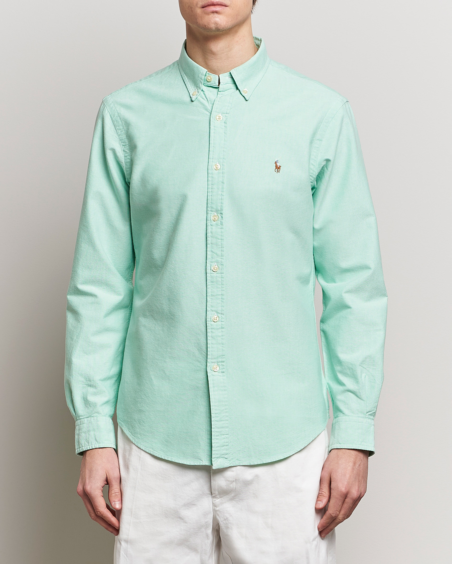 Hombres |  | Polo Ralph Lauren | Slim Fit Oxford Button Down Shirt Classic Kelly