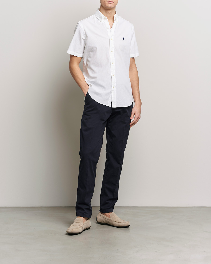 Hombres | Camisas | Polo Ralph Lauren | Seersucker Short Sleeve Shirt White