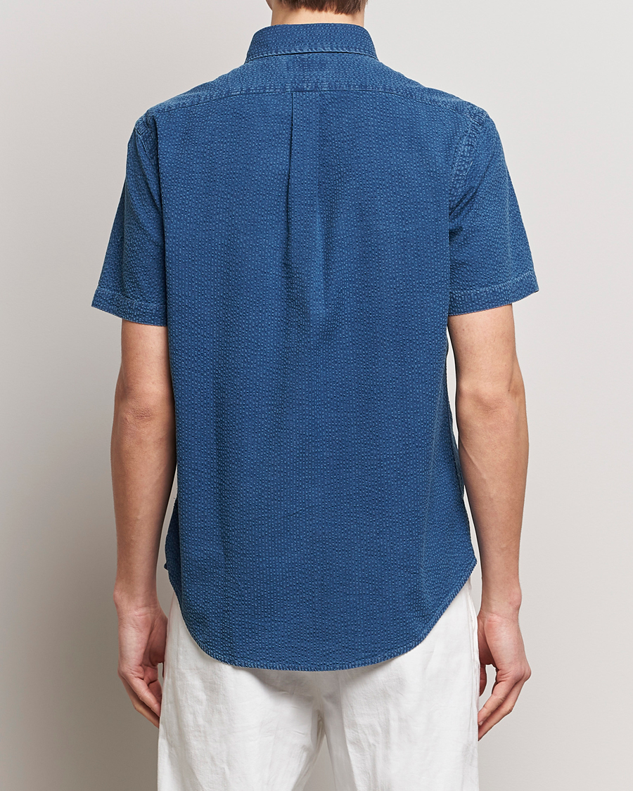 Hombres | Camisas | Polo Ralph Lauren | Seersucker Short Sleeve Shirt Dark Indigo
