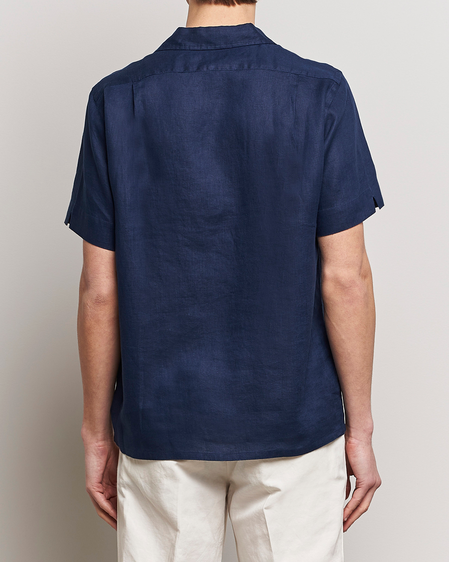 Hombres | Camisas | Polo Ralph Lauren | Linen Pocket Short Sleeve Shirt Newport Navy