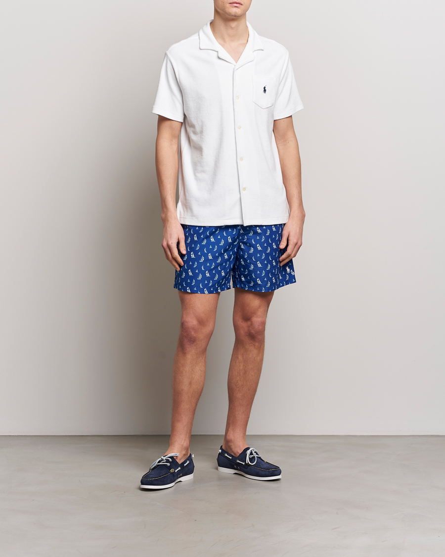 Hombres | Camisas | Polo Ralph Lauren | Cotton Terry Short Sleeve White
