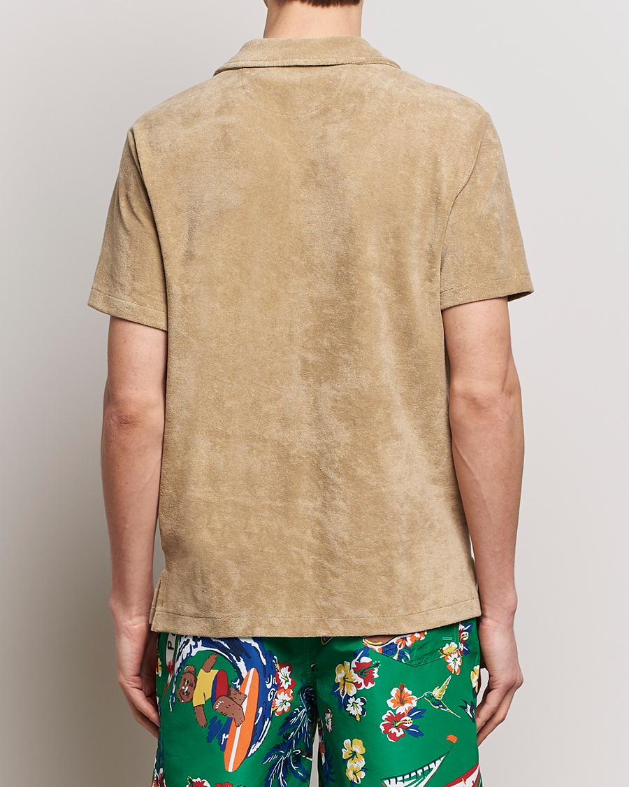 Hombres | Camisas | Polo Ralph Lauren | Cotton Terry Short Sleeve Shirt Coastal Beige