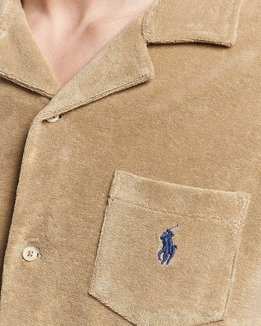 Hombres | Camisas | Polo Ralph Lauren | Cotton Terry Short Sleeve Shirt Coastal Beige