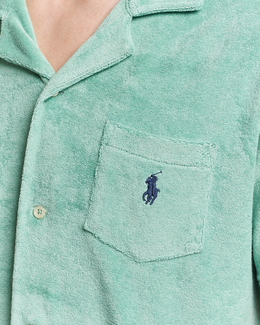 Hombres | Camisas | Polo Ralph Lauren | Cotton Terry Short Sleeve Shirt Celadon