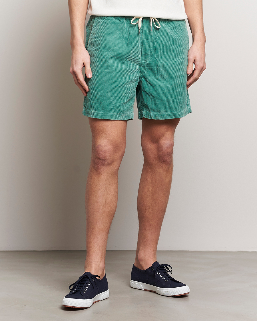 Hombres | Pantalones cortos con cordones | Polo Ralph Lauren | Prepster Corduroy Drawstring Shorts Seafoam Green
