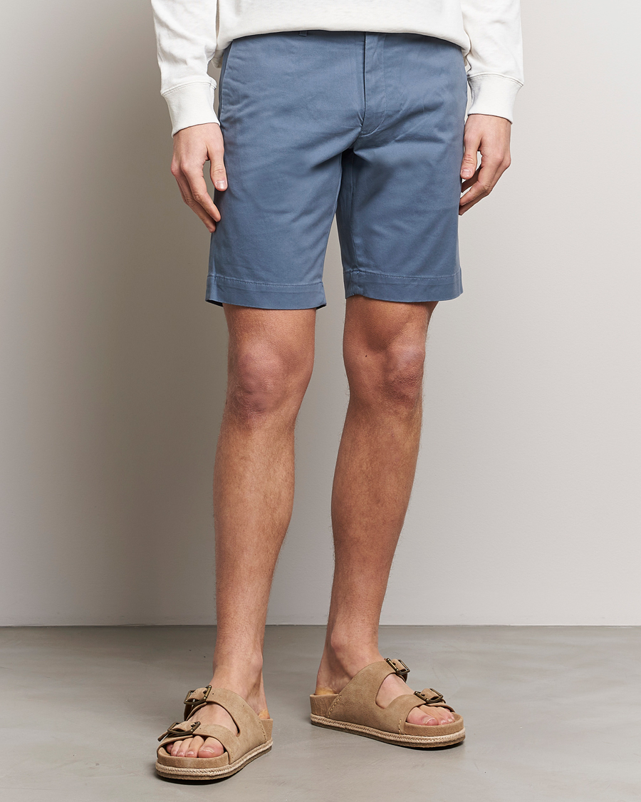Hombres | Pantalones cortos chinos | Polo Ralph Lauren | Tailored Slim Fit Shorts Bay Blue
