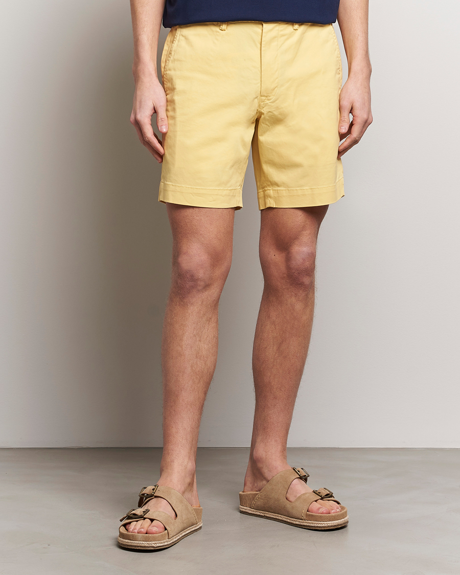 Hombres | Pantalones cortos chinos | Polo Ralph Lauren | Tailored Slim Fit Shorts Corn Yellow