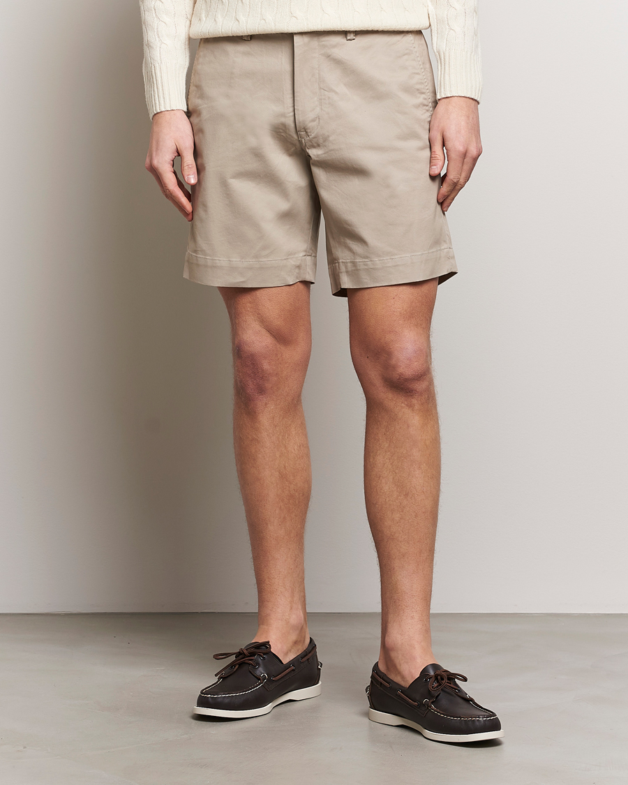 Hombres | Pantalones cortos chinos | Polo Ralph Lauren | Tailored Slim Fit Shorts Khaki Tan